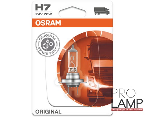 Галогеновые лампы Osram Original Line 24V, H7 - 64215-01B