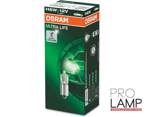 Галогеновые лампы Osram Ultra Life H6 - 64132ULT-S