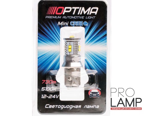 Светодиодные лампы Optima Premium MINI P21/4W — Optima Premium MINI P21 4W can 50w 3