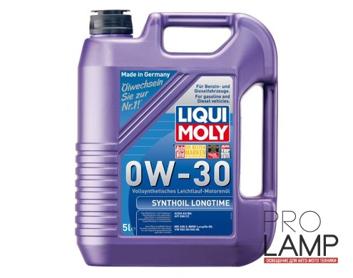 LIQUI MOLY Synthoil Longtime 0W-30 — Синтетическое моторное масло 5 л.: 50 500x500