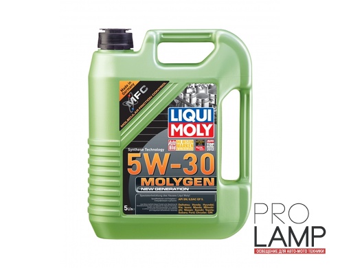 LIQUI MOLY Molygen New Generation 5W-30 — НС-синтетическое моторное масло 5 л.: liqui moly molygen new generation 5w 30