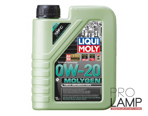 LIQUI MOLY Molygen New Generation 0W-20 — НС-синтетическое моторное масло 1 л.: liqui moly molygen new generation 0w 20