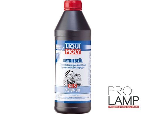 LIQUI MOLY Getriebeoil 75W-80 (GL-5) — Полусинтетическое трансмиссионное масло 1 л. — общий вид