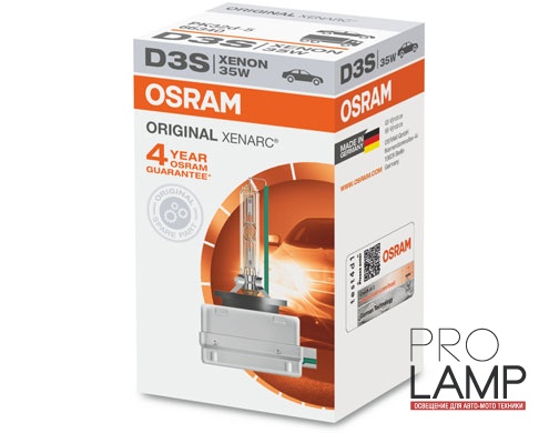 Штатные ксеноновые лампы D3S Osram Xenarc Original - 66340